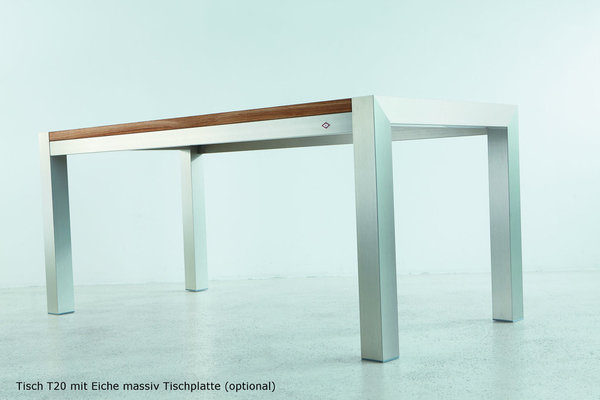 Esstisch T20 Tischplatte Massivholz Echtholz