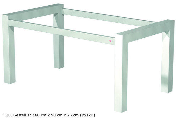 Wesco Tischgestell T20 für Esszimmer & Küche